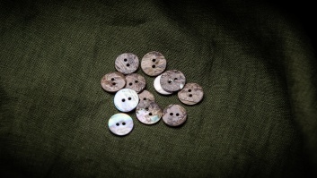Naturālas Akojas pērļu pogas 15.2mm