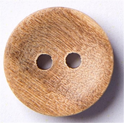Mazās Olīvkoka pogas ar iedobi 12mm