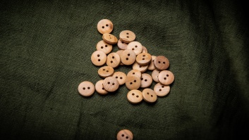 Small Olive tree buttons 12,5mm