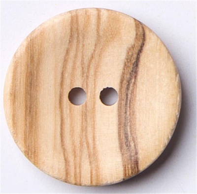 Olive tree hollow buttons 23mm