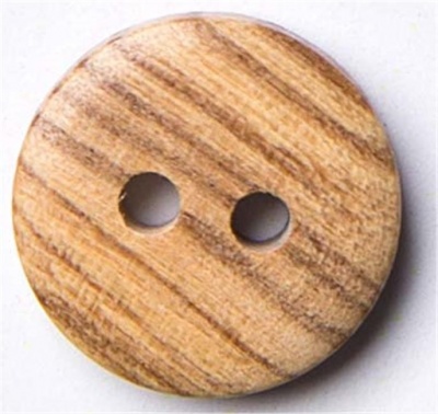 Olīvkoka pogas 15mm