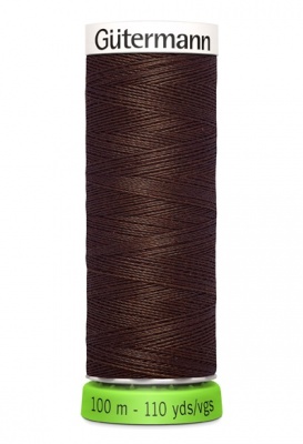GÜTERMANN Sew-All rPET thread - deep warm brown #694