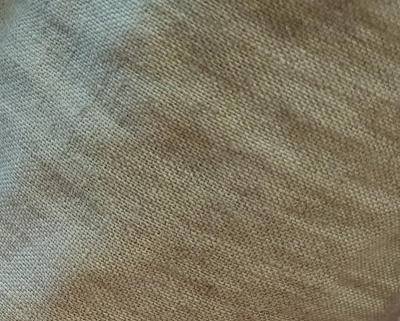 Softened, 100% linen fabric - khaki