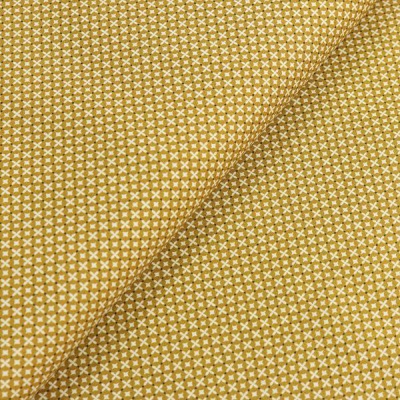 100% organic cotton poplin collection - ''Lovely&Small'' - cross stitch pattern - mustard yellow