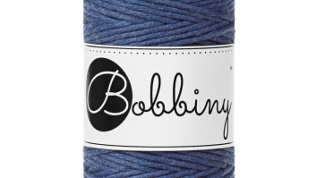 Bobbiny macrame cord - baby 1.5mm/100m - dark blue