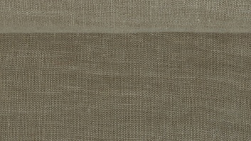 Softened, 100% linen fabric, very thin (93g/m²) - gray brown