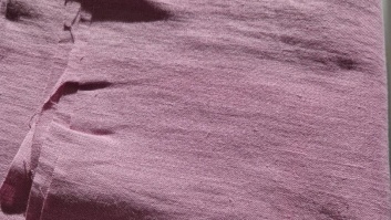 Mīkstināts, 100% lina audums- violeti rozā, 205g/m2